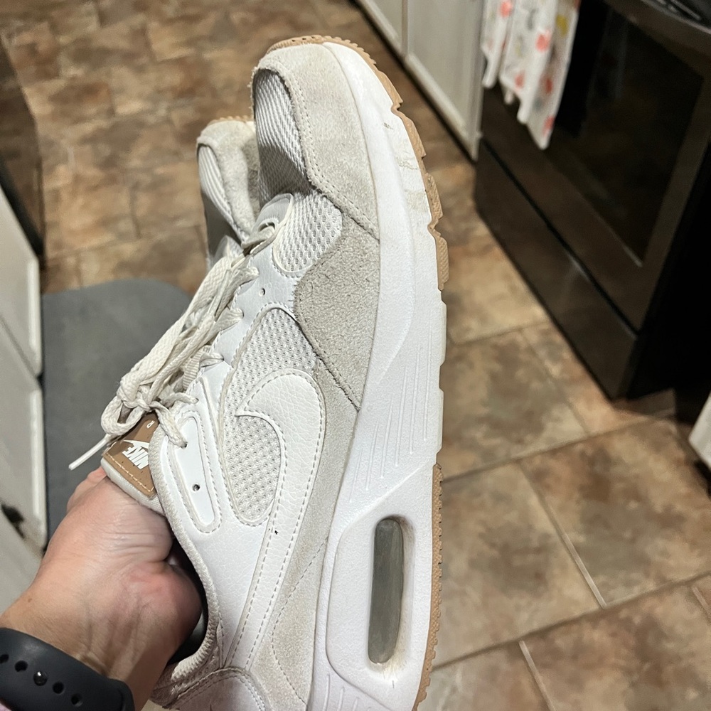 Women's Neutral Beige Suede & Mesh Sneaker Air Max